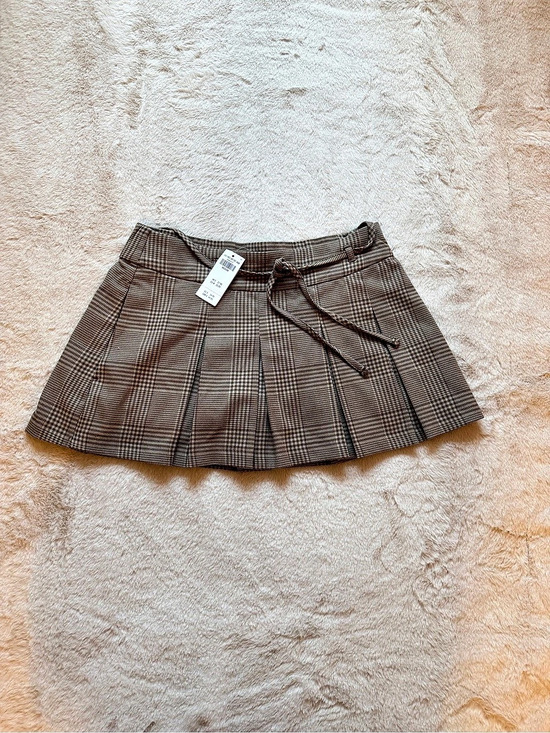 Hollister Dresses & Skirts - NWT Hollister Checkered Mini Skirt in Brown Size Medium